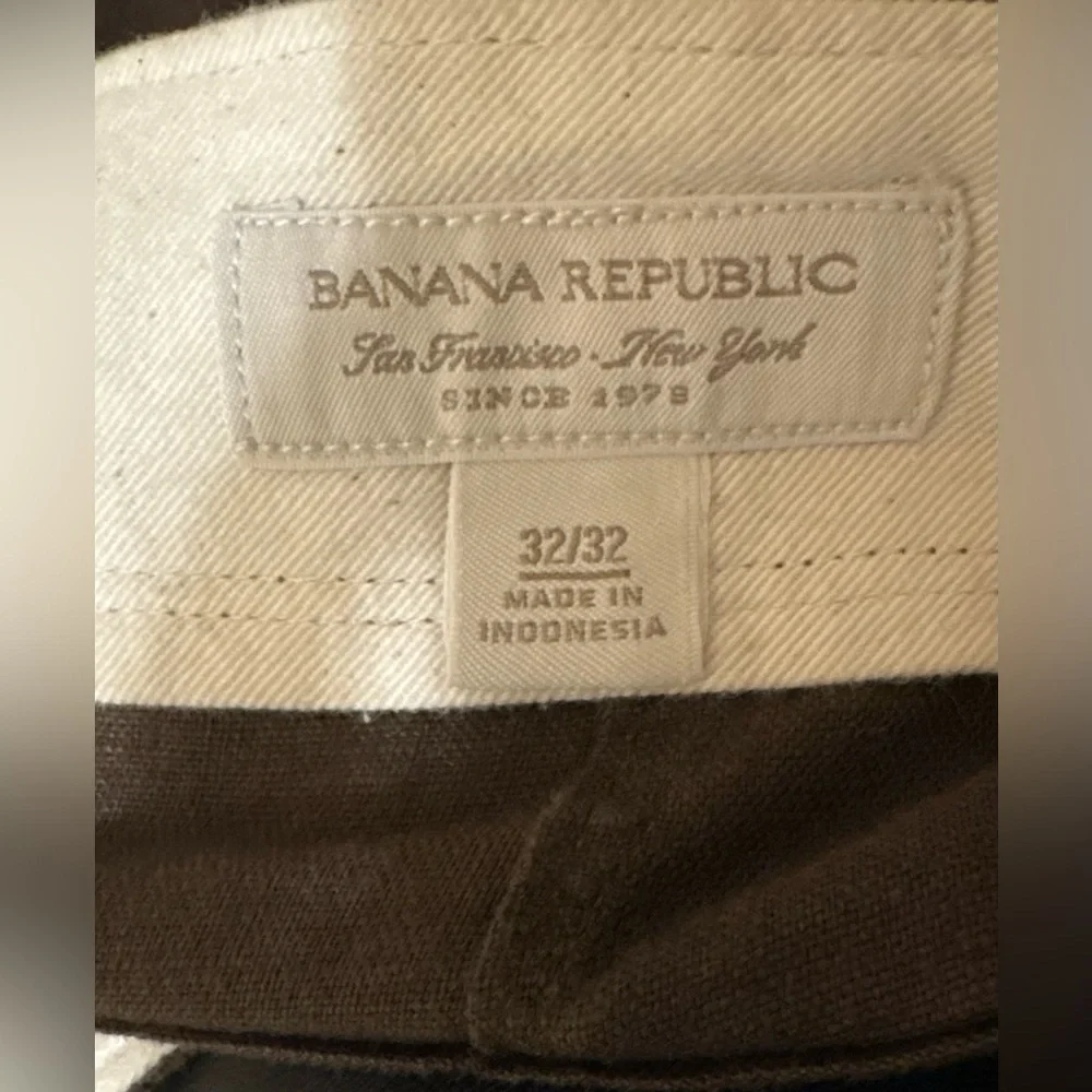 100% linen Banana Republic Cream 100% linen pants
